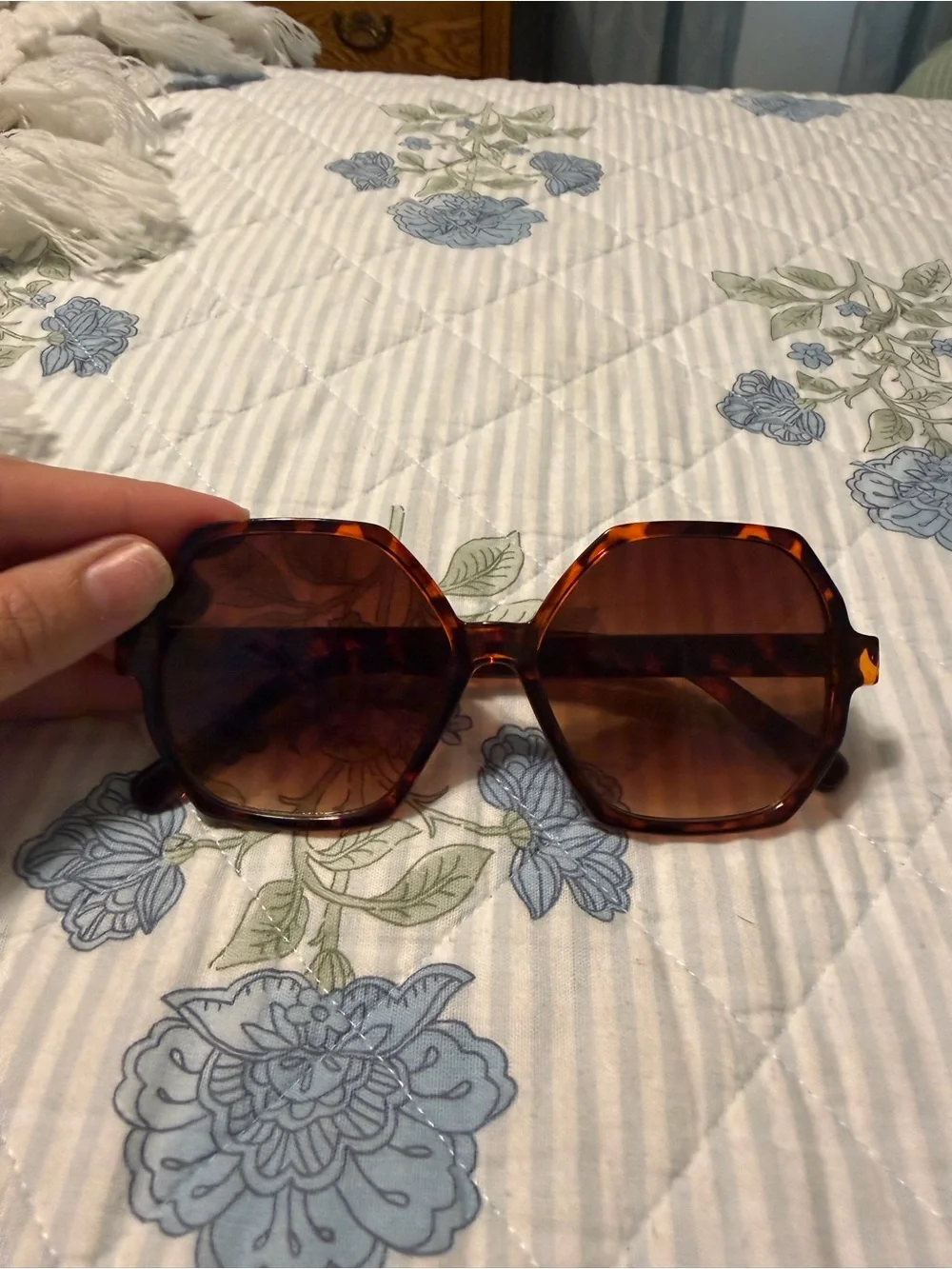 Nanette Lepore Tortoiseshell Sunglasses - Brown Lenses